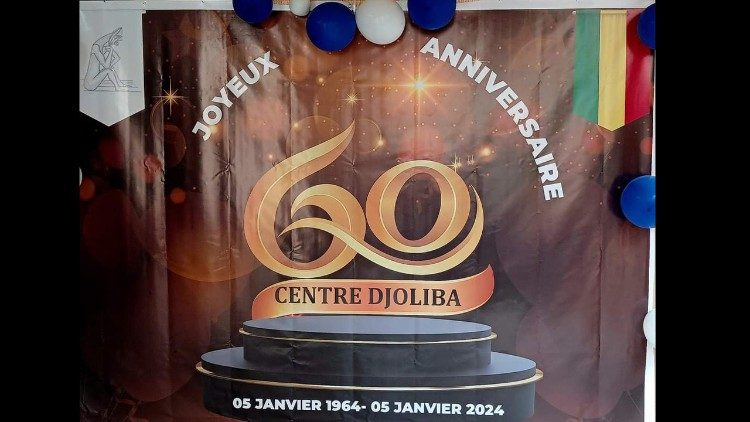 Logo de la célébration des 60 ans du centre Djoliba.