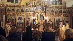 Монсеньор Пройков на литургията за Възкресение Христово