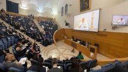 Pope Francis' video message broadcast at the Pontifical Urban University