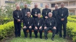 Les évêques du Costa Rica lors de leur assemblée plénière fin février 2024. 