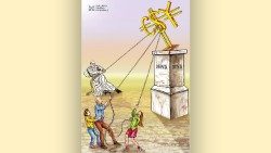 A nova ilustração de Maupal para a Mensagem de Quaresma do Papa (Vatican Media)
