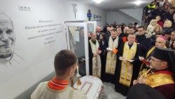 Otwarcie szpitala rehabilitacyjnego im. św. Jana Pawła II w Drohobyczu, 13 marca 2024 r.