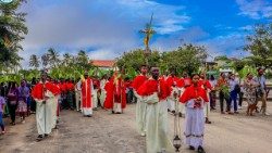 Celebração do Domingo de Ramos na Arquidiocese da Beira (Moçambique)