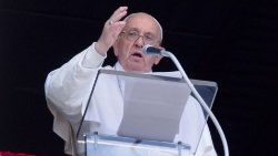 Pope Francis leads Regina Coeli prayer at the Vatican