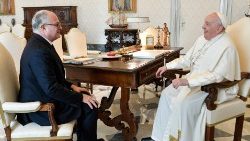 Papa Francisc și primarul Romei, Roberto Gualtieri