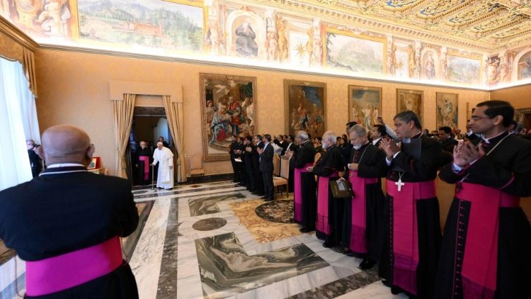 Ferenc pápa és a szír-malabár egyház képviselői