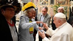 Папа з удзельнікамі міжнароднай сустрэчы па клімату
