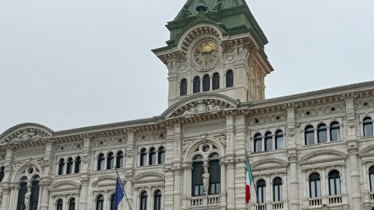 Uno scorcio di Piazza Unità a Trieste