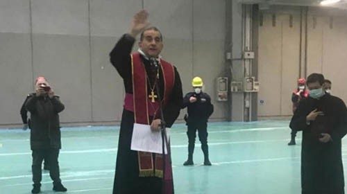 L’arcivescovo Delpini benedice la nuova struttura ospedaliera