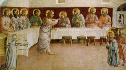 Beato Angelico, «Comunione degli apostoli» (1440-1442)