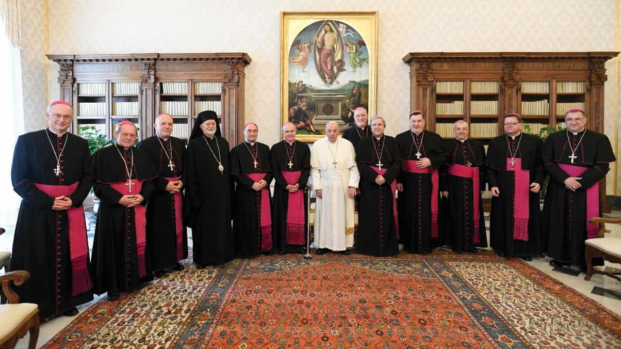  La visita «ad limina» dei vescovi della Calabria  QUO-092