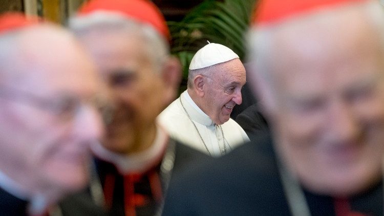 Påven och kardinaler 