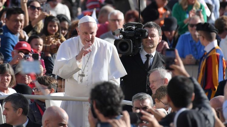 教皇フランシスコ、バチカンでの一般謁見　2018年11月7日