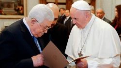 Wizyta prezydenta Abbasa w Watykanie w 2018 r.