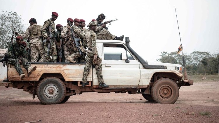 Un groupe armée de l'UPC près de Bambari. 
