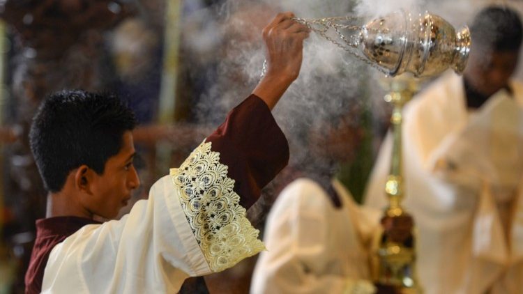 Một cử hành phục vụ của Giáo hội ở Sri Lanka