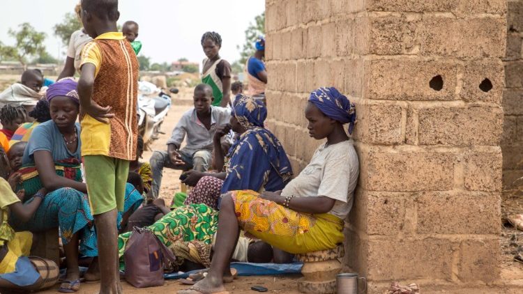 Flüchtlinge aus dem Norden des Landes in der Hauptstadt Ouagadougou