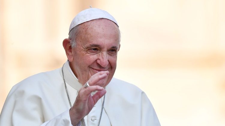 Pope Francis at the General Audience of 2 October, 2019. 