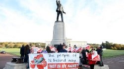 Abtreibungsgegner demonstrieren am 21. Oktober in Belfast