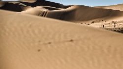 Vue sur le Sahara, image d'illustration. 
