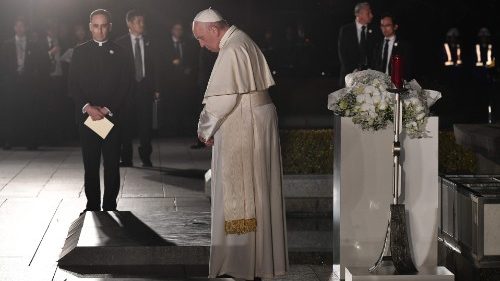 Pope in Hiroshima: Use and possession of atomic energy for war is immoral