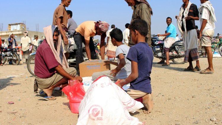 Jemen. Podjela humanitarne pomoći
