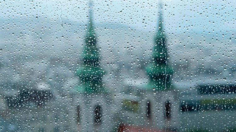Blick auf Kirchentürme in Wien