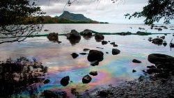 Ilhas Maurício - derramamento de petróleo