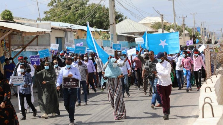 Manifestazione dell'opposizione somala