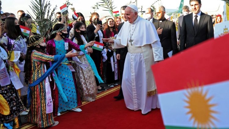 教宗在伊拉克库尔德斯坦