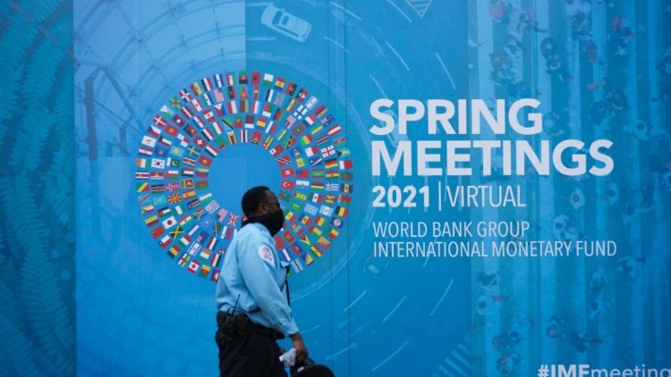 Banner for World Bank Group and International Monetary Fund virtual spring meetings