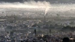 En novembre 2020 en Inde, durant un épisode de forte pollution. Image d'illustration. 