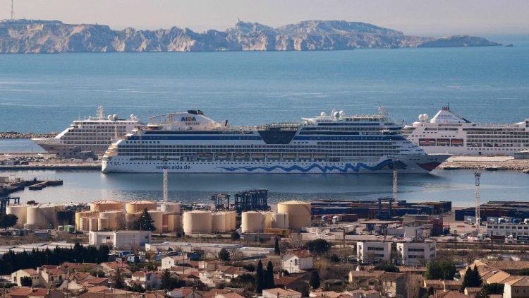 Le port de Marseille, premier port de France, le 23 mars 2021. 