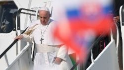 Wizyta Papieża na Słowacji, zdjęcie archiwalne