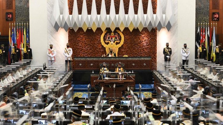 Eine Sitzung des Parlaments in Kuala Lumpur im Herbst 2019