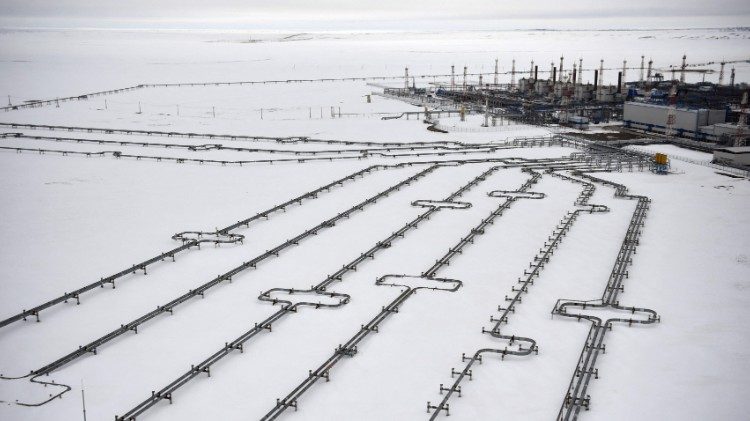 Des gazoducs russes à Yamal dans l'Arctique.
