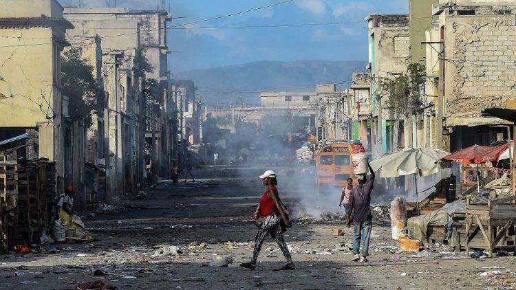 En décembre 2019, un quartier pris par les gangs à Port-au-Prince en Haïti. 