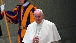 Le Pape François lors de l'audience générale du 3 novembre 2021