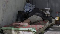 Argentinischer Obdachloser 