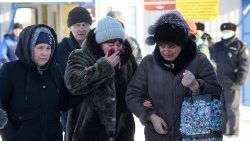 Sibéria: a dor dos parentes das vítimas (AFP or licensors)