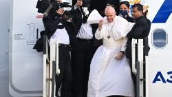 사도 순방을 떠나는 교황(자료사진). 카자흐스탄 사도 순방은 오는 9월 13일부터 15일까지다.