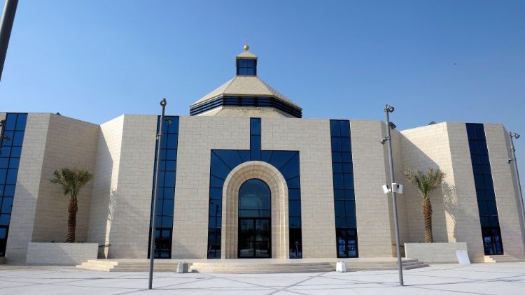 A view of Our Lady of Arabia Cathedral in Awali, Bahrain