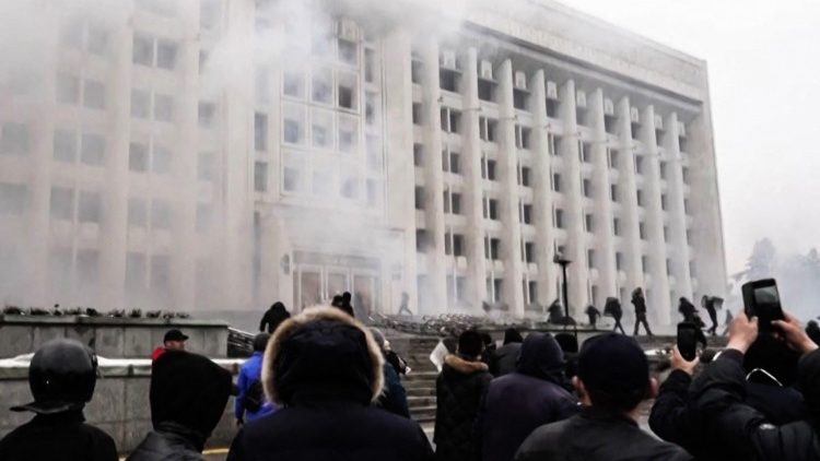 Протесты в Алматы