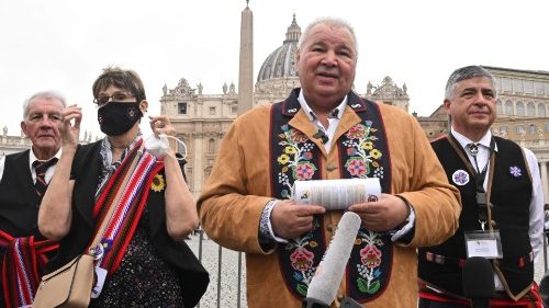 Des indigènes Métis du Manitoba ont rencontré le Pape François