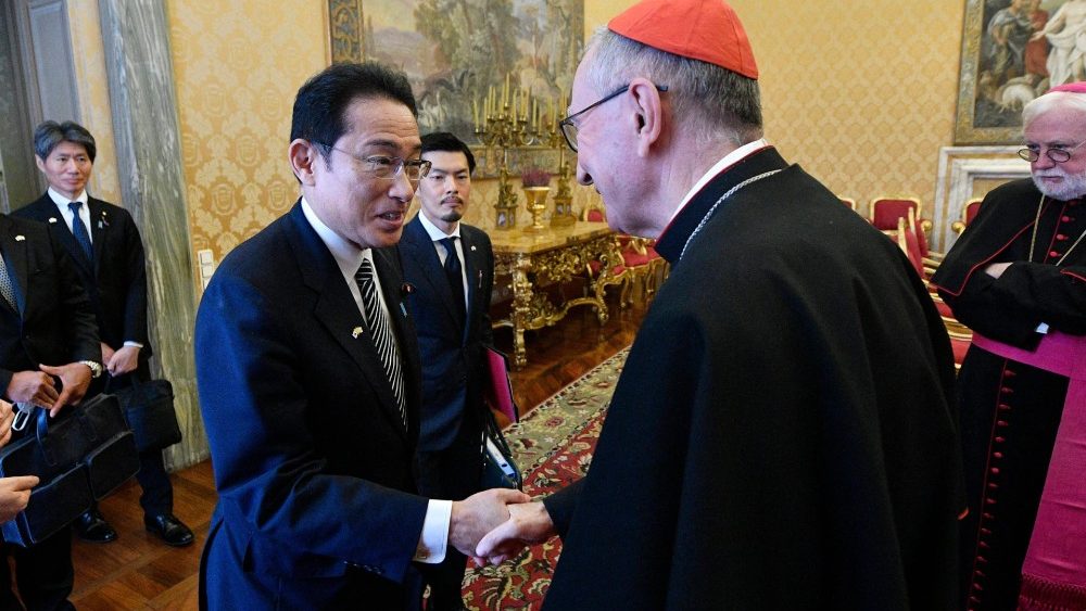Predseda vlády Japonska Fiumo Kishida na návšteve vo Vatikáne