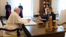 Pope meeting Swiss President Ignazio Cassis