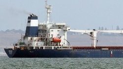 Bulk carrier M/V Razoni, carrying a cargo of 26,000 tonnes of grain, leaves Ukraine's port of Odesa