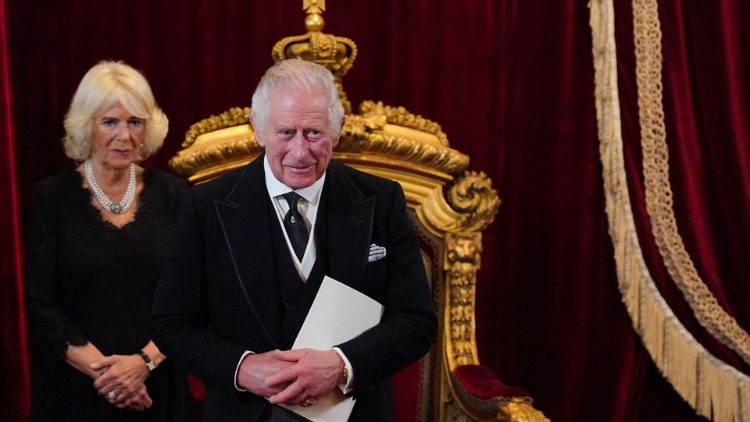 El Rey Carlos III en una reunión del Consejo de Ascensión el 10 de septiembre de 2022. (AFP)