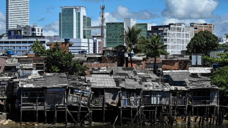 A favela in Pernambuco, northeast of Brazil where 33.1 million people live in hunger