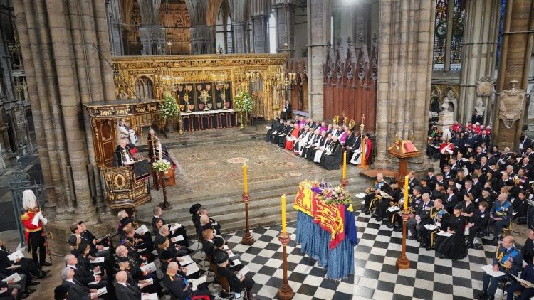 The funeral of Queen Elizabeth II in Westminster Abbey